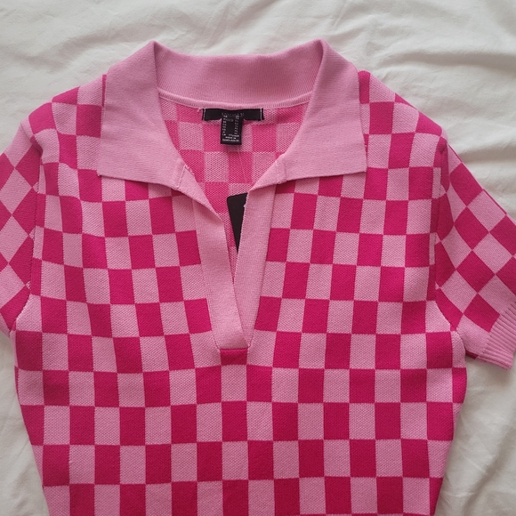 Pink Checkered Dress - Picture 2 of 3